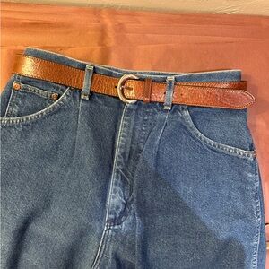 Classic Vintage Brown Belt - Italian Leather